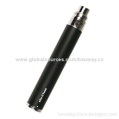 E-cigarette with Changeable System eGo Twist Battery, 2-3 Hours Charging Time